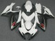 Blanc Carénage Moto Suzuki GSXR 600 / 750 K6 2006-2007 Blanc Carénage Moto Suzuki GSXR 600 / 750 K6 2006-2007