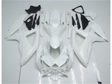 Blanc Carénage Moto Suzuki GSXR 600 / 750 K8 2008-2010