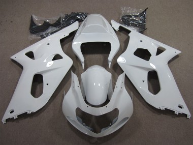 Blanc Carénage Moto Suzuki GSXR 600 K1 K2 K3 2001-2003