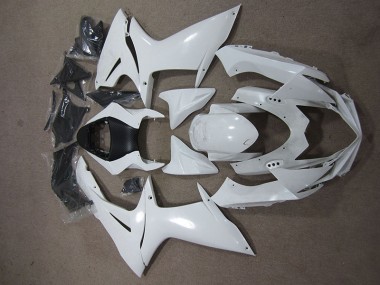 Blanc Carénage Moto Suzuki GSXR 600 K11 2011-2024
