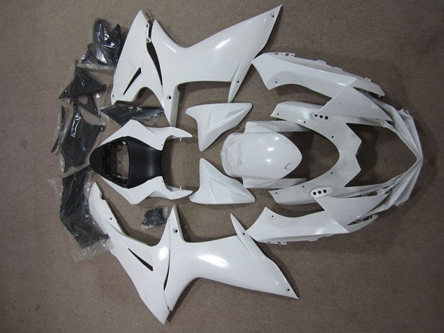 Blanc Carénage Moto Suzuki GSXR 600 K11 2011-2024 Blanc Carénage Moto Suzuki GSXR 600 K11 2011-2024