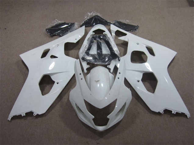 Blanc Carénage Moto Suzuki GSXR 600 K4 2004-2005 Blanc Carénage Moto Suzuki GSXR 600 K4 2004-2005