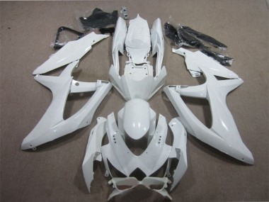 Blanc Carénage Moto Suzuki GSXR 600 K8 2008-2010