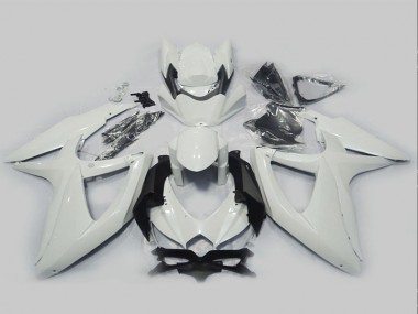 Blanc Carénage Moto Suzuki GSXR 750 K8 2008-2010
