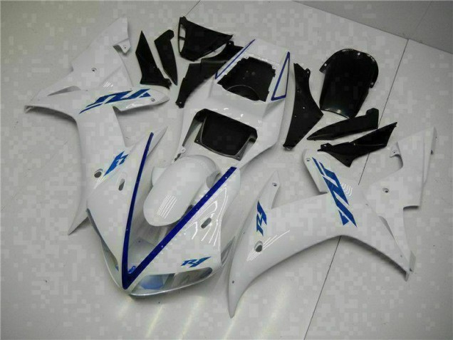 Blanc Carénage Moto Yamaha R1 2002-2003 Blanc Carénage Moto Yamaha R1 2002-2003