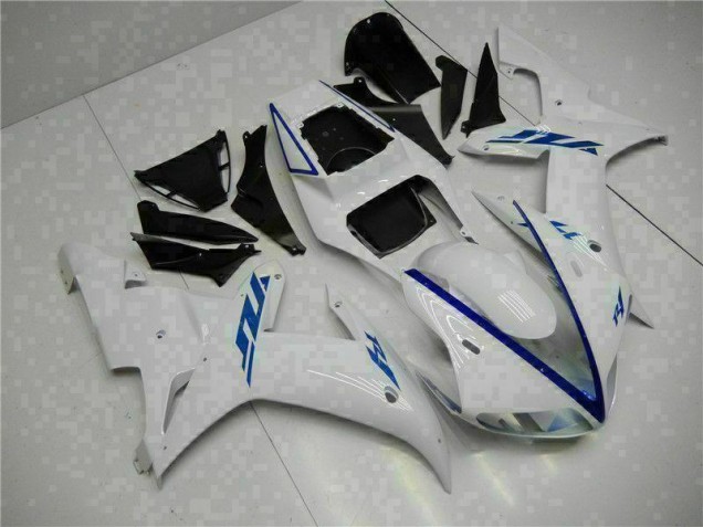 Blanc Carénage Moto Yamaha R1 2002-2003 Blanc Carénage Moto Yamaha R1 2002-2003