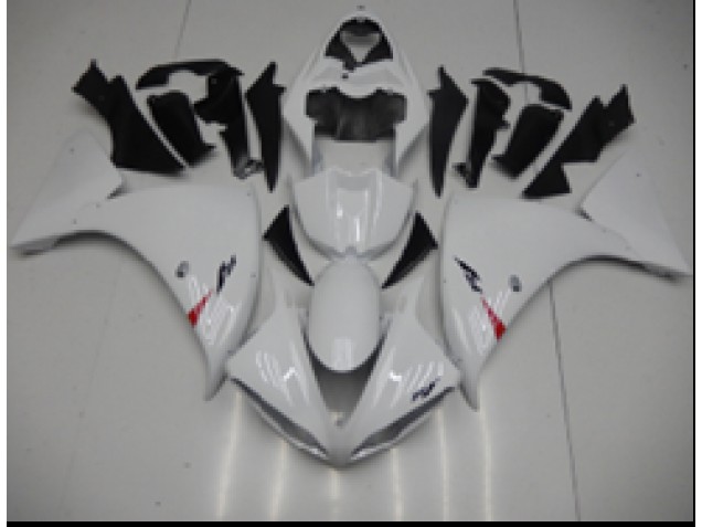 Blanc Carénage Moto Yamaha R1 2009-2011 Blanc Carénage Moto Yamaha R1 2009-2011