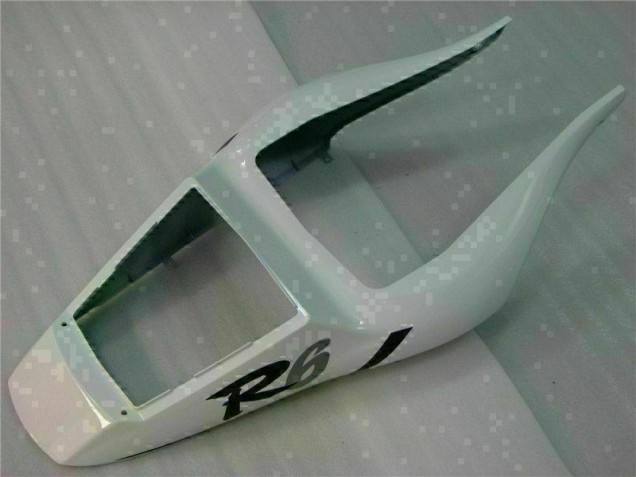 Blanc Carénage Moto Yamaha R6 1998-2002 Blanc Carénage Moto Yamaha R6 1998-2002