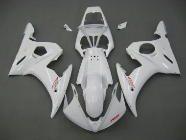 Blanc Carénage Moto Yamaha R6 2003-2005