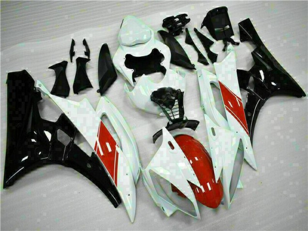 Blanc Carénage Moto Yamaha R6 2006-2007 Blanc Carénage Moto Yamaha R6 2006-2007