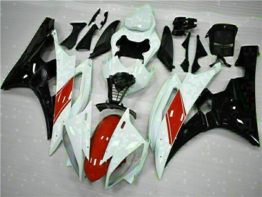 Blanc Carénage Moto Yamaha R6 2006-2007