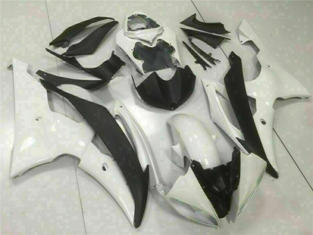 Blanc Carénage Moto Yamaha R6 2008-2016 Blanc Carénage Moto Yamaha R6 2008-2016