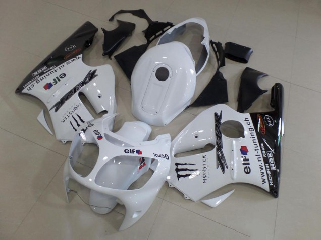 Blanc Carénages Moto Kawasaki ZX12R 2000-2001 Blanc Carénages Moto Kawasaki ZX12R 2000-2001