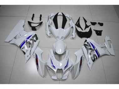Blanc Carénages Moto Suzuki GSXR 1000 2017-2023