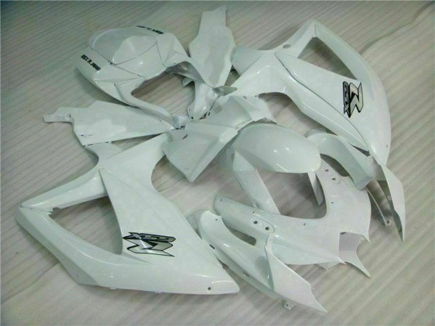 Blanc Carénages Moto Suzuki GSXR 600 / 750 K8 2008-2010 Blanc Carénages Moto Suzuki GSXR 600 / 750 K8 2008-2010
