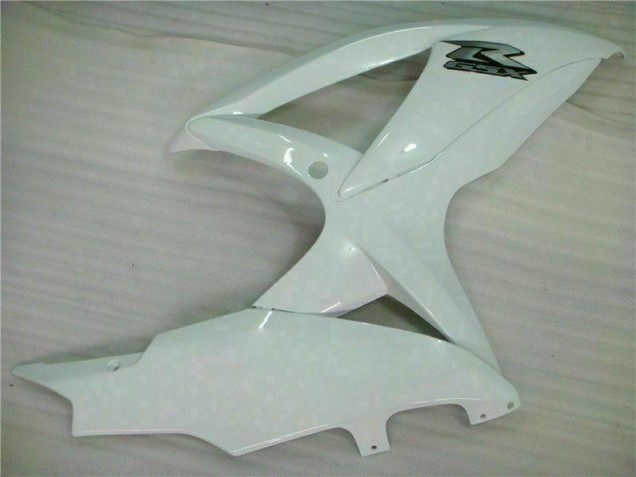 Blanc Carénages Moto Suzuki GSXR 600 / 750 K8 2008-2010 Blanc Carénages Moto Suzuki GSXR 600 / 750 K8 2008-2010