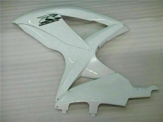 Blanc Carénages Moto Suzuki GSXR 600 / 750 K8 2008-2010 Blanc Carénages Moto Suzuki GSXR 600 / 750 K8 2008-2010