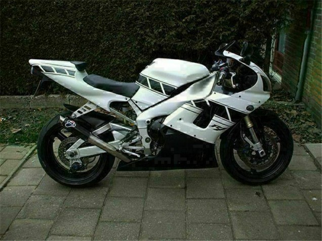 Blanc Carénages Moto Yamaha R1 2000-2001 Blanc Carénages Moto Yamaha R1 2000-2001