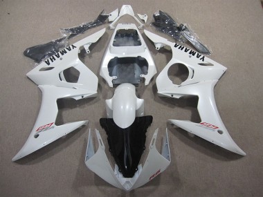 Blanc Carénages Moto Yamaha R6 2003-2005