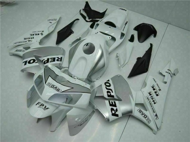 Blanc Carénages Moto de Rechange Honda CBR 600 RR 2005-2006 Blanc Carénages Moto de Rechange Honda CBR 600 RR 2005-2006