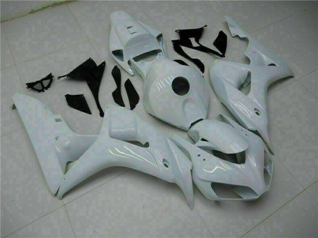 Blanc Carrosserie Moto Honda CBR 1000 RR 2006-2007 Blanc Carrosserie Moto Honda CBR 1000 RR 2006-2007