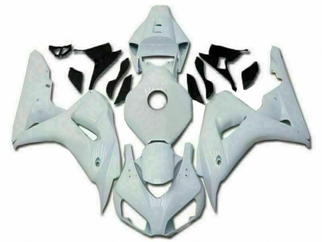 Blanc Carrosserie Moto Honda CBR 1000 RR 2006-2007 Blanc Carrosserie Moto Honda CBR 1000 RR 2006-2007
