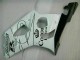 Blanc Carrosserie Moto Suzuki GSXR 1000 K3 2003-2004 Blanc Carrosserie Moto Suzuki GSXR 1000 K3 2003-2004
