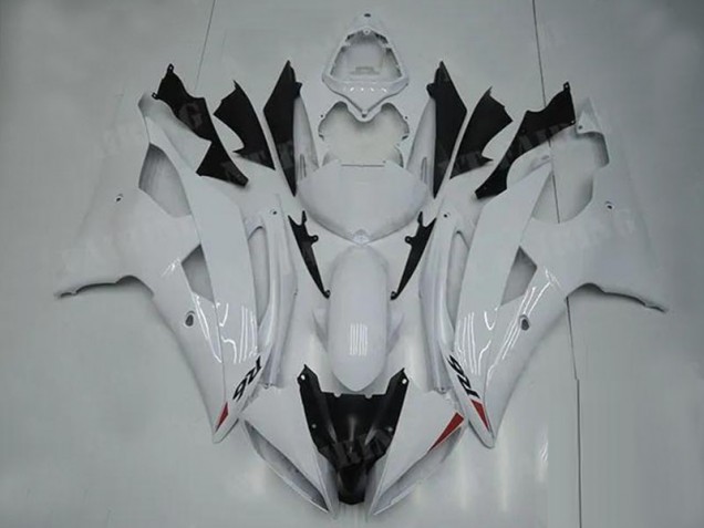 Blanc Carrosserie Moto Yamaha R6 2008-2016 Blanc Carrosserie Moto Yamaha R6 2008-2016