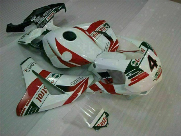 Blanc Castrol 4 Carénage Moto Honda CBR 1000 RR 2008-2011 Blanc Castrol 4 Carénage Moto Honda CBR 1000 RR 2008-2011