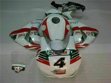 Blanc Castrol 4 Carénage Moto Honda CBR 1000 RR 2008-2011