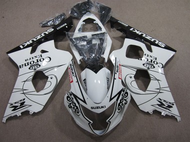 Blanc Corona Extra Motul Carénage Moto Suzuki GSXR 600 K4 2004-2005