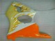 Blanc Jaune Flamme Carénage Moto Kawasaki ZX6R 2000-2002 Blanc Jaune Flamme Carénage Moto Kawasaki ZX6R 2000-2002