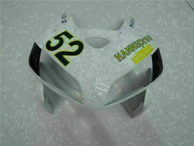 Blanc Jaune Vert 52 Carénage Moto Honda CBR 600 RR 2005-2006 Blanc Jaune Vert 52 Carénage Moto Honda CBR 600 RR 2005-2006