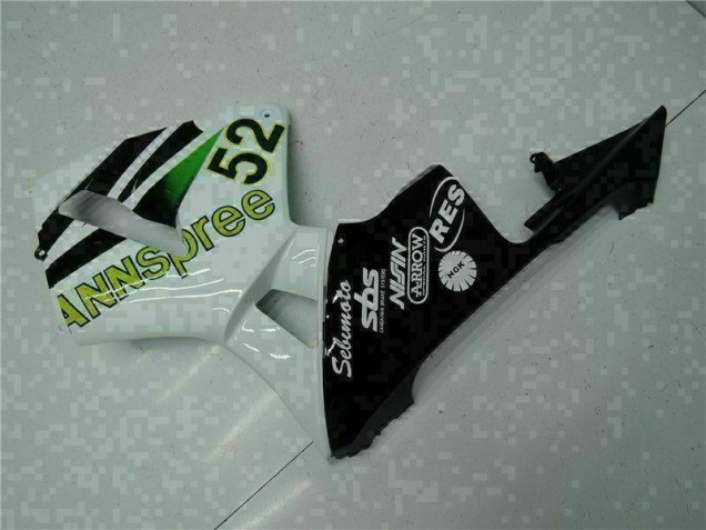 Blanc Jaune Vert 52 Carénage Moto Honda CBR 600 RR 2005-2006 Blanc Jaune Vert 52 Carénage Moto Honda CBR 600 RR 2005-2006