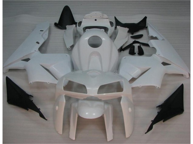 Blanc Kit Carénages Motos Complet Honda CBR 600 RR 2005-2006 Blanc Kit Carénages Motos Complet Honda CBR 600 RR 2005-2006