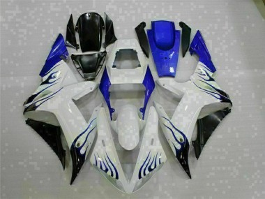 Blanc Kit Carénages Motos Complet Yamaha R1 2002-2003