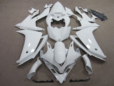 Blanc Kit Carénages Motos Complet Yamaha R1 2007-2008