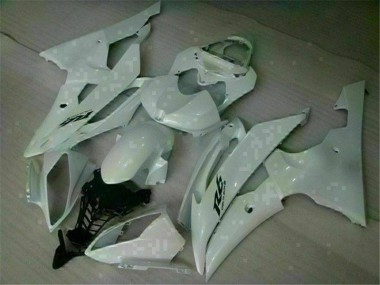 Blanc Kit Carénages Motos Complet Yamaha R6 2008-2016