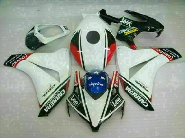 Blanc Kit Carénages Motos Honda CBR 1000 RR 2008-2011