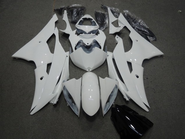 Blanc Kit Carénages Motos & Plastique Yamaha R6 2008-2016 Blanc Kit Carénages Motos & Plastique Yamaha R6 2008-2016