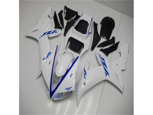 Blanc Kit Carénages Motos Yamaha R1 2002-2003 Blanc Kit Carénages Motos Yamaha R1 2002-2003