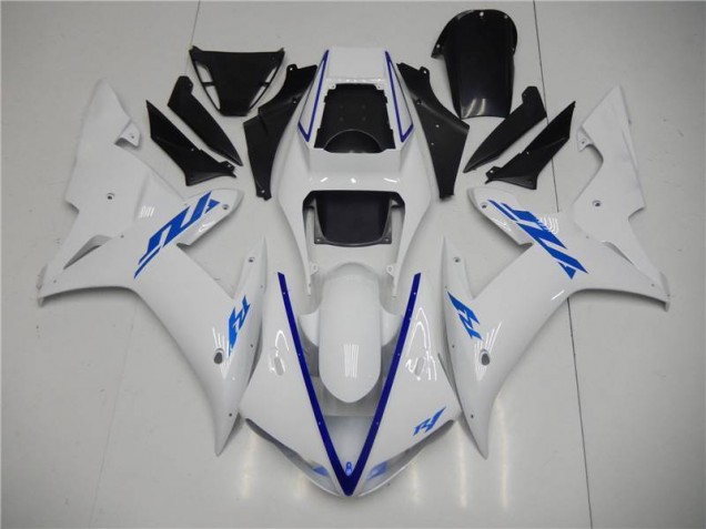 Blanc Kit Carénages Motos Yamaha R1 2002-2003 Blanc Kit Carénages Motos Yamaha R1 2002-2003
