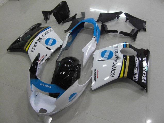 Blanc Konica Minolta Carénage Moto Honda CBR 1100 XX Blackbird 1996-2007 Blanc Konica Minolta Carénage Moto Honda CBR 1100 XX Blackbird 1996-2007
