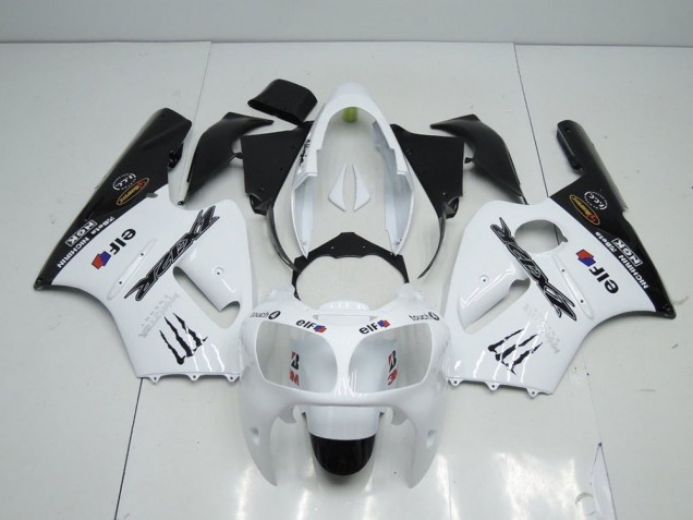 Blanc Monster Carénage Moto Kawasaki ZX12R 2000-2001 Blanc Monster Carénage Moto Kawasaki ZX12R 2000-2001