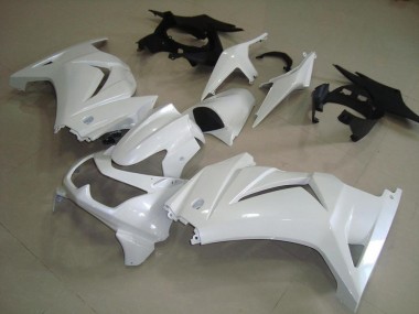 Blanc Nacré Carénage Moto Kawasaki ZX 250R 2008-2012