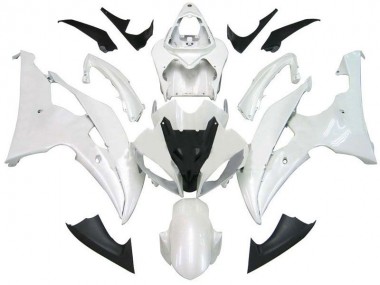 Blanc Nacré Carénages Moto Yamaha R6 2008-2016