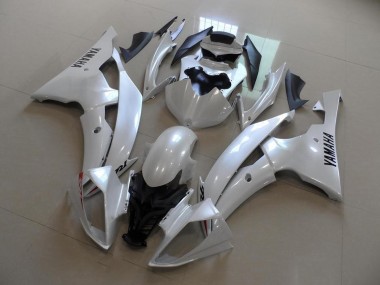 Blanc Nacré Style OEM Carénage Moto Yamaha R6 2008-2016