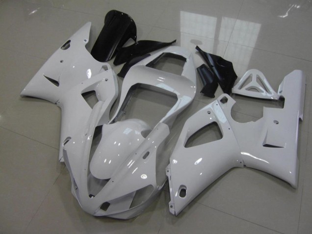 Blanc No Décalque Carénage Moto Yamaha R1 2000-2001 Blanc No Décalque Carénage Moto Yamaha R1 2000-2001