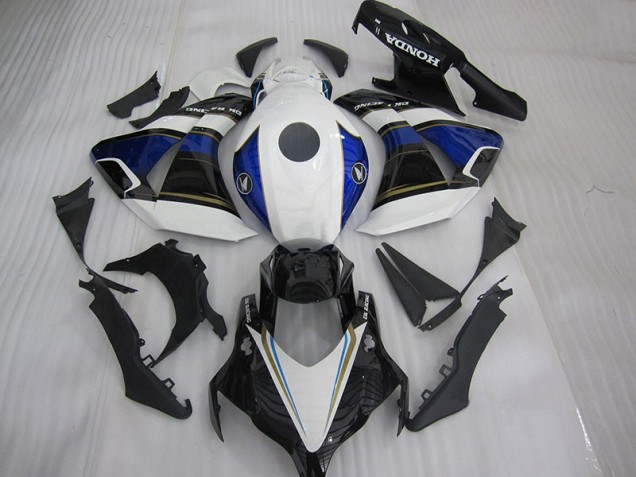 Blanc Noir Bleu Carénage Moto Honda CBR 1000 RR 2008-2011 Blanc Noir Bleu Carénage Moto Honda CBR 1000 RR 2008-2011