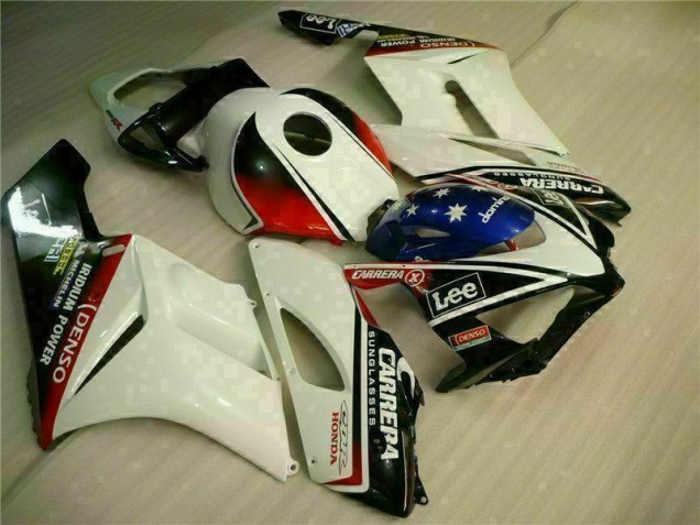Blanc Noir Carénage Moto Honda CBR 1000 RR 2004-2005 Blanc Noir Carénage Moto Honda CBR 1000 RR 2004-2005